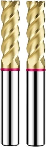 4f endmills Color-Ring Balchals AD AD TUNGSTEN CARBIDE CARBIDE CARTERING FORTING FOR CNC Mechanical TGP-HRC70 (1.5x4x4dx50) in Saudi Arabia