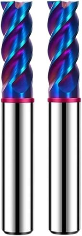 4f endmills color-ring nano calating tungsten stud carbide carbide flat fort for cnc mechanical tgp-hrc70 (1.5x4cx4dx50l) in Kuwait