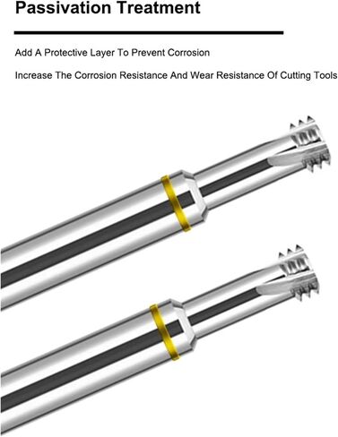 HRC55 3-THETH CUTTERING TUNGSTEN Steel Carbide for Aluminium High Sthandness Stramills CNC Machining Tools (M10X0.5) in Saudi Arabia