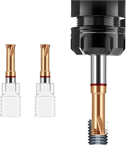 HRC55 3-THETH CUTTERING TUNGSTEN Steel Carbide Nano Coating High Hardness Ledmills لأدوات تصنيع CNC (M8x1.0) in Saudi Arabia