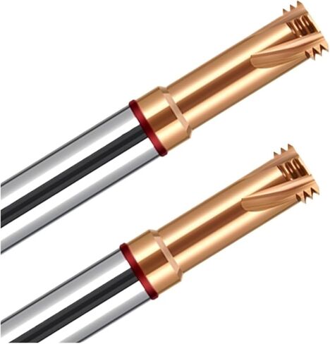 HRC55 3-THETH CUTTERING TUNGSTEN Steel Carbide Nano Coating High Hardness Ledmills لأدوات تصنيع CNC (M8x1.0) in Saudi Arabia