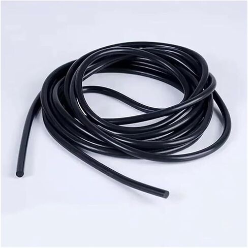 Rubber Solid Seal Strip Diameter 1~25mm Black Round Solid Silicone Strip Cord Rod Bar Silicone Gasket Trim Seal O Ring High Temperature(Diameter 1.5mm x1M) in Saudi Arabia