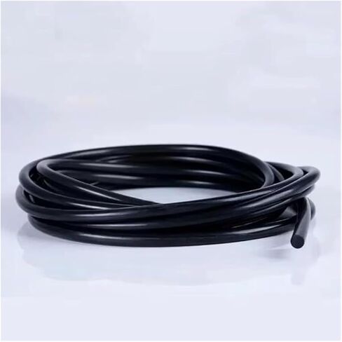 Rubber Solid Seal Strip Diameter 1~25mm Black Round Solid Silicone Strip Cord Rod Bar Silicone Gasket Trim Seal O Ring High Temperature(Diameter 1.5mm x1M) in Saudi Arabia