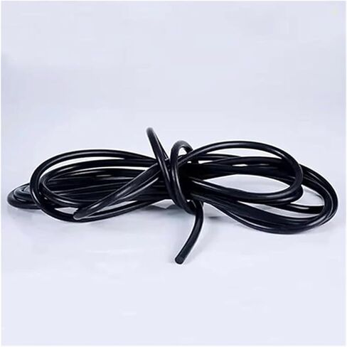 Rubber Solid Seal Strip Diameter 1~25mm Black Round Solid Silicone Strip Cord Rod Bar Silicone Gasket Trim Seal O Ring High Temperature(Diameter 1.5mm x1M) in Saudi Arabia