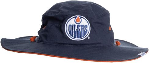 Calhoun NHL Surf & Skate Team Logo Hat Hat - قبعة قابلة للتعديل في الهواء الطلق مع شعار فريق مطرزة in Kuwait