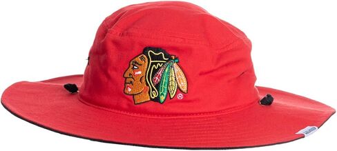 Calhoun NHL Surf & Skate Team Logo Hat Hat - قبعة قابلة للتعديل في الهواء الطلق مع شعار فريق مطرزة in Kuwait