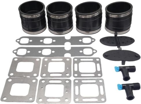 Wet Joint Manifolds Bellow Kit with Gasket Kits for V6 175 205 32-44348001 27-99757 27-863724 863726 in Saudi Arabia