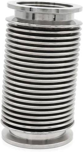 Bellows High Vacuum Corrugated Flexible Pipe Fitting KF16/25/40/50 Length 100-1000mm 304 Stainless Steel Helium Leak De(KF40,250mm) in Saudi Arabia