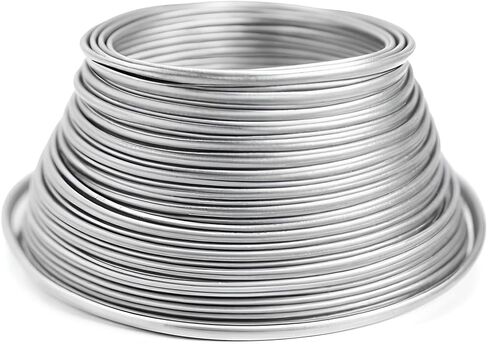 Flexible 20Ft Aluminum Wire, 0.2 Inch Metal For Crafts, Gardening, Sculpting, Jewelry Making, And Diy Art Projects, in Saudi Arabia
