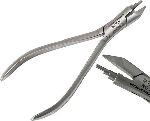 5.5in (13.97cm) Young Pliers Wire Bending and Loop Forming Tool, Multi-Step Jaws with Closing Grooves, No. 206 - German Stainless Steel Dental Instruments in Saudi Arabia