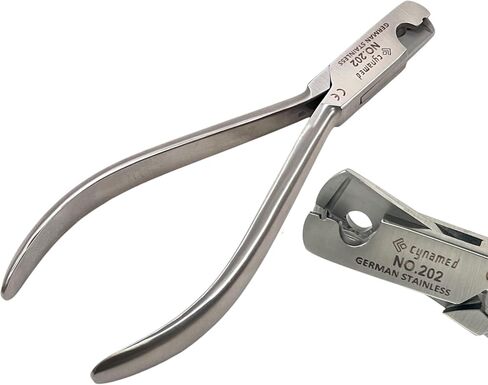 5.5in Lingual Bar & Face Bow Pliers, 3-Prong, Ortho, Dental - German Stainless Steel Wire Bending Dental Pliers, Autoclave-Safe (#202) in Saudi Arabia