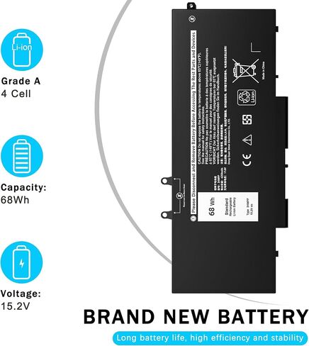 PI06 PI09 P106 P109 Laptop Battery Replacement for HP 710416-001 710417-001 HSTNN-LB40 HSTNN-UB4N HSTNN-YB40, for HP Envy, Pavilion 14-E000 15-E000 15t-e000 15z-e000 17-E000 17-E100 17Z-E100 in Kuwait