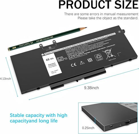 PI06 PI09 P106 P109 Laptop Battery Replacement for HP 710416-001 710417-001 HSTNN-LB40 HSTNN-UB4N HSTNN-YB40, for HP Envy, Pavilion 14-E000 15-E000 15t-e000 15z-e000 17-E000 17-E100 17Z-E100 in Kuwait