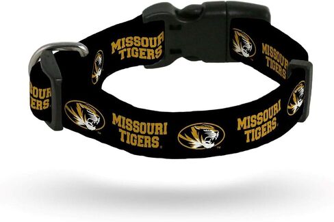 Rico University of Missouri Mizzou Tigers (Small Adjustable 9-14 inch) Nylon Pet Dog Collar in Saudi Arabia