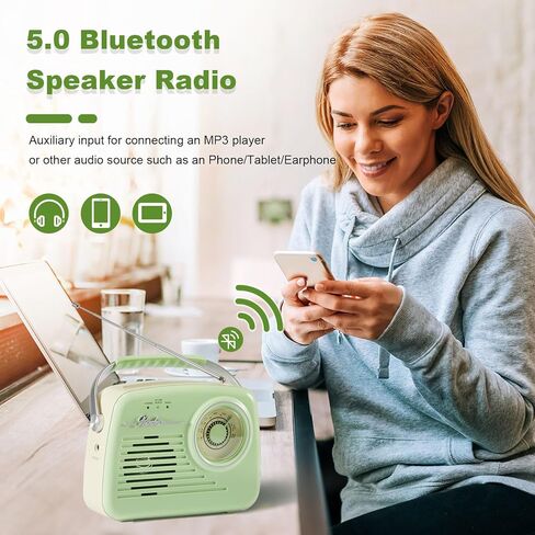 Outdoor Speaker Bluetooth Wireless, IPX 66 Waterproof, 8000mAH Battery, Cell Phone Charging, Portable Job site Speaker with LED Lights, Portable Jobsite Speakers for Outdoor, Work, Garage in Kuwait