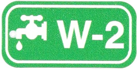 Brady 105685 1 1/2" Height x 3" Width, 1.5 inches Plastic (B-401), White on Green Energy Source Tags (25 Tags) in Saudi Arabia