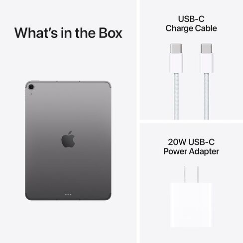 Apple iPad Air 11 بوصة مع شريحة M3 مصممة لذكاء Apple ، شاشة شبكية العين السائلة ، 512 جيجابايت ، كاميرا أمامية/خلفية 12 ميجابكسل ، Wi-Fi 6e + 5g الخلوية ، معرف اللمس-أرجواني مع AppleCare + (2 سنة) in Saudi Arabia