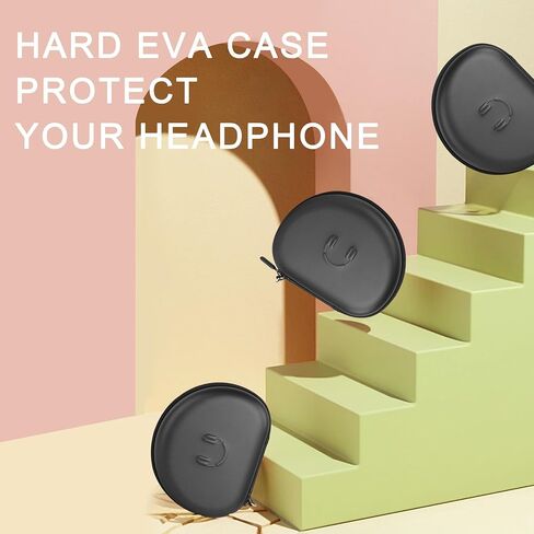 Headphone Storage Case for Skullcandy Crusher Evo ANC 2, Hard EVA Portable Carrying Case for Wireless Headphone with Pocket for Cable in Saudi Arabia