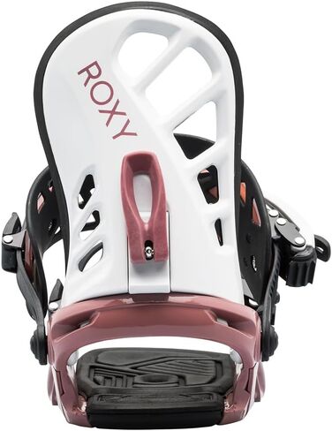 Roxy Lola Womens Snowboard Bindings, M/L, White/Pink in Saudi Arabia