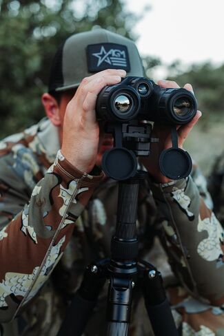 AGM Global Vision ObservIR LRF 35-384 Fusion Thermal Imaging & CMOS Binocular with Built-in Laser Range Finder, 12 Micron 384x288 (50 Hz), 4K, 25 mm Lens. in Kuwait