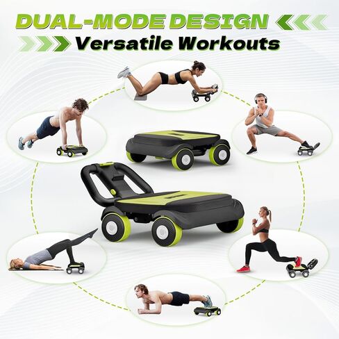 East Mount AB Roller Wheel - AB Roller مع دعم الكوع للتمرين الأساسي للدهون البطن التلقائي العجلة البطن للنساء المعدات الصالة الرياضية للرجال in Kuwait