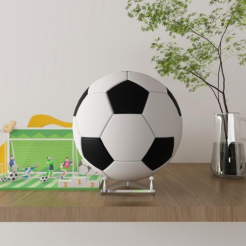 SVENJBB Ball Holder for Basketball, Football, Soccer, Volleyball, Crystals and Rocks, Clear Acrylic Ball Stand with Gold Pegs & Rubber Feet for Displaying Sports Memorabilia, 1 Pack in Saudi Arabia