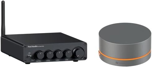 Fosi Audio Vol20 Bluetooth Volume Control Conber و BT30D Pro Bluetooth Subwoofer Amplifier 2.1 لسطح المكتب/الخارجي/مكبرات الصوت in Saudi Arabia