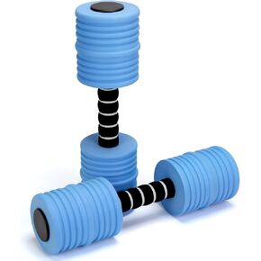 التمرين المائي الدمبل ، أوزان الماء لممارسة حمام السباحة ، 2Pack Eva Foam Water Dummbells للشباب تمرينات المياه ، تدريب السباحة in Kuwait