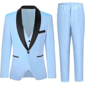 Boys Suit for Toddler Tuxedo Kids Formal Suits Set 5 Pieces Wedding Outfit in Kuwait