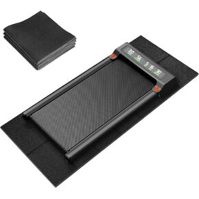 حصيرة حلقة مفرغة قابلة للطي لأرضيات السجاد - 68 "x24" 1/4 "حصيرة معدات تمرين سميكة ، حامي الحد من الضوضاء مع امتصاص الصدمات لصالة الألعاب الرياضية المنزلية والتدريبات الداخلية in Kuwait