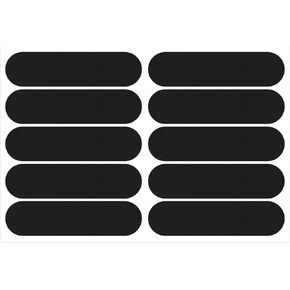 10 مساءً شريط عاكس أسود ، ملصقات خوذة دراجة نارية عاكسة للاصطدامات خوذات خوذات الدراجات النارية ملصقات الرؤية الليلية شارات السلامة للدراجات النارية على دراجات الخوذات الخزارة in Kuwait