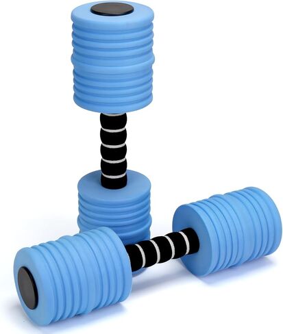 التمرين المائي الدمبل ، أوزان الماء لممارسة حمام السباحة ، 2Pack Eva Foam Water Dummbells للشباب تمرينات المياه ، تدريب السباحة in Kuwait