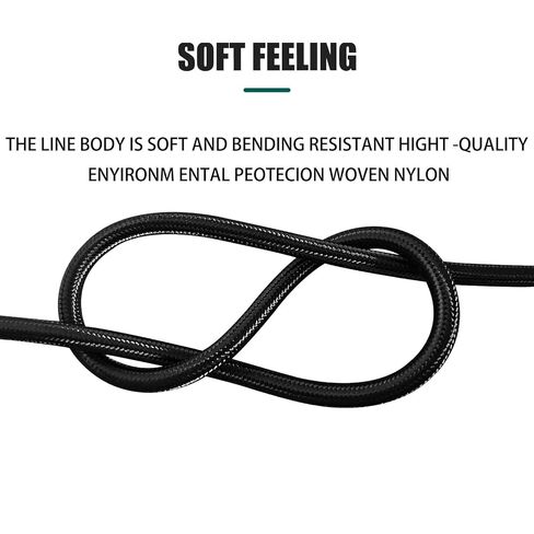 XLR 3 PIN DMX Cable 25ft ، XLR ذكر إلى أنثى كابل مضفرة من النايلون المتوازن لمصابيح DMX/Microphone ، مكبرات صوت ， الخلاط ， مكبر للصوت وجهاز الصوت ........... in Kuwait