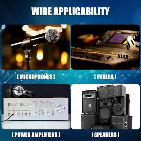 XLR 3 PIN DMX Cable 25ft ، XLR ذكر إلى أنثى كابل مضفرة من النايلون المتوازن لمصابيح DMX/Microphone ، مكبرات صوت ， الخلاط ， مكبر للصوت وجهاز الصوت ........... in Kuwait