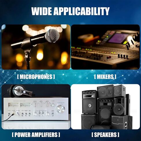 XLR 3 pin DMX Cable 25Ft, XLR Male to Female Balanced Nylon Braided Cable for DMX/Microphone Lights, Speakers，Mixer，Amplifier and Audio Device……… in Kuwait
