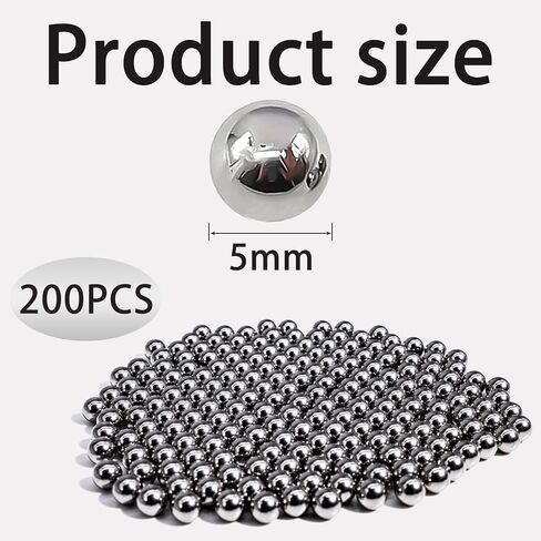 200 PCS Paint Balls 5.5mm/Apr. 0.22 "، كرات محرض من الفولاذ المقاوم للصدأ لخلط الدهانات أو محرض طلاء الأظافر in Saudi Arabia