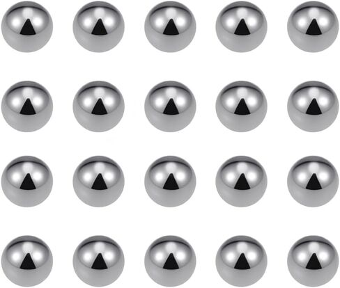 220 Pieces Carbon Steel Balls 5.5mm Diameter - Durable and High Precision Steel Marbles for Industrial, Mechanical, and DIY Applications in Saudi Arabia