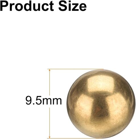 UXCELL 40 PCS 7 مم كرات تحمل H62 BRASS G100 PRECISION CORPLS للكرات الصناعية والآلات والسيارات و DIY in Kuwait