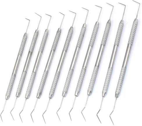 10 × DG16 endo explorer instruments dental andruments double end stound steel tool a+ Quality in Saudi Arabia