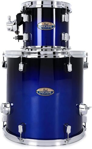 Pearl Decade Maple 2 قطعة الوظيفة الإضافية على Tom Pack-Gloss Kobalt Fade Lacquer in Saudi Arabia