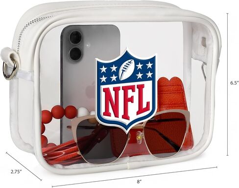 Littlearth Arizona Cardinals NFL Clear Fanny Fan Purse in Saudi Arabia