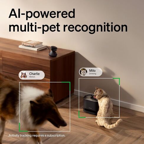 PETLIBRO AI Dog Camera Pet Camera Indoor with Phone App [Multi-Pet Recognition, Daily Activity Analysis & Smart Summaries] Cat Camera 360° View, Dog Cam Auto Pet Highlights Reels, 2-Way Audio WiFi Cam in Saudi Arabia