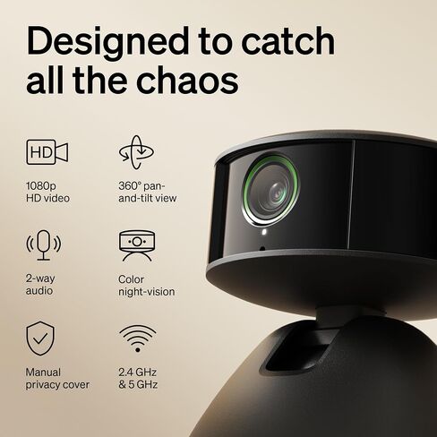 PETLIBRO AI Dog Camera Pet Camera Indoor with Phone App [Multi-Pet Recognition, Daily Activity Analysis & Smart Summaries] Cat Camera 360° View, Dog Cam Auto Pet Highlights Reels, 2-Way Audio WiFi Cam in Saudi Arabia