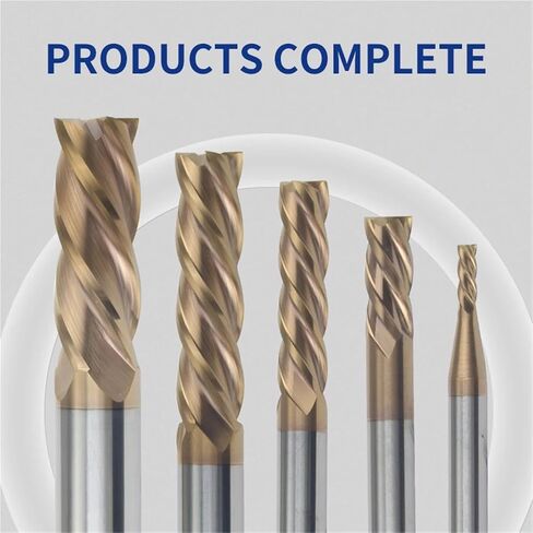 HRC60 1mm 3mm 5mm 8mm 10mm 12mm 16mm 20mm Carbide End Mills 4 Cutter Mill Mill Mill Cutter Mill Mill Tungsten (4F D10XD10X75L) in Saudi Arabia