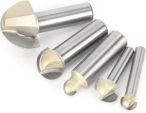 6mm 8mm Shank Ball Nose Milling Cutter for Wood End Mill Round Nose Cove Router Bit Carbide Steel Woodworking Tools(2919) in Saudi Arabia