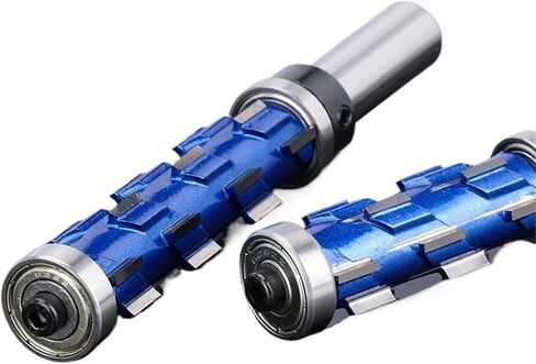 Milling Cutter 12.7mm Shank Flush Trim End Mill Solid Carbide Spiral Double Bearing Router Bit for Wood(65mm) in Saudi Arabia