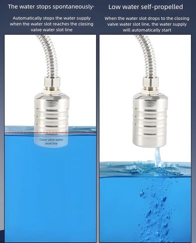 Industrial Float Valve, Stainless Steel Water Level Control Valve, Automatic Tank Fill（1PC) in Saudi Arabia