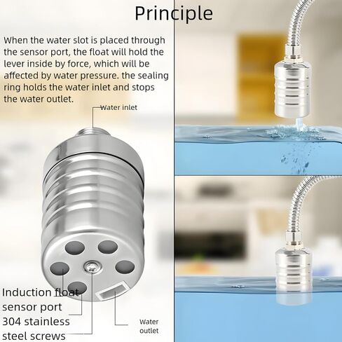 Industrial Float Valve, Stainless Steel Water Level Control Valve, Automatic Tank Fill（1PC) in Saudi Arabia