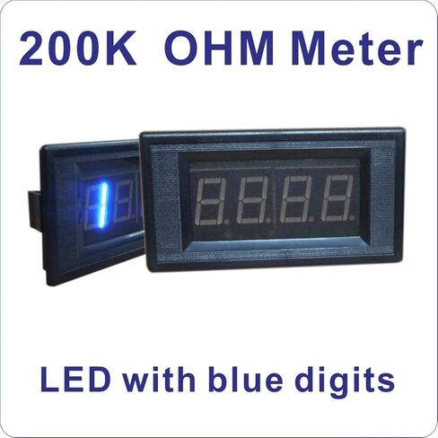LED 3-1/2 العداد الرقمي 200 كيلو أوم مقياس مقاومة مقياس مقاومة المقياس مقاوم المقاوم المقاوم المقاوم in Saudi Arabia