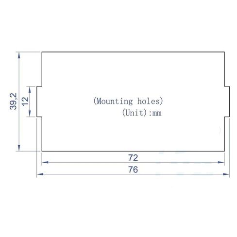 مقاومة LED متر أوم متر مقاوم 2K أرقام حمراء الجهد إمدادات الطاقة DC 12V MINI OHMMETER 3 1/2 متر رقمي مع ظهر in Saudi Arabia